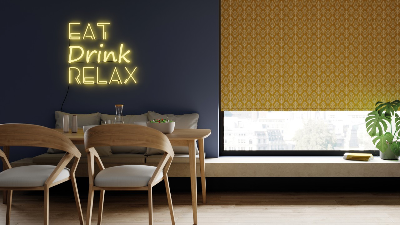 Boheme Summer motorised blinds