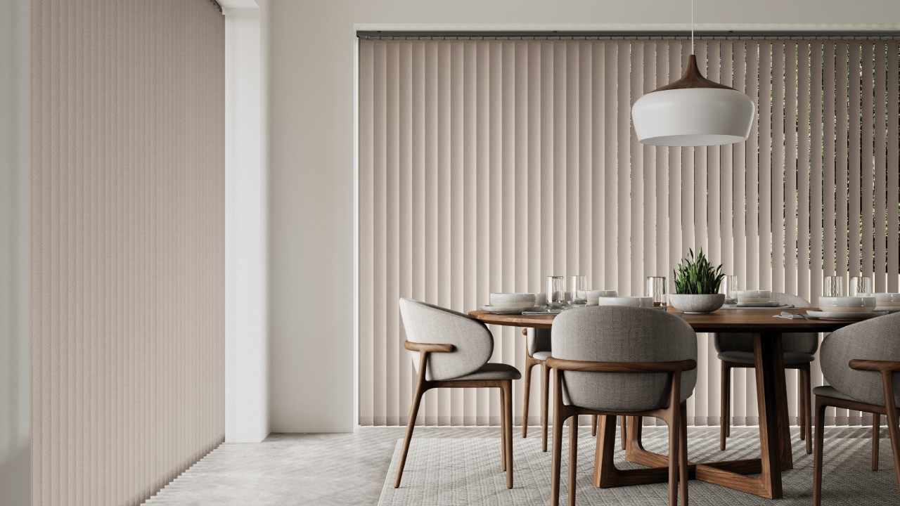 Hanson Dusk vertical blinds