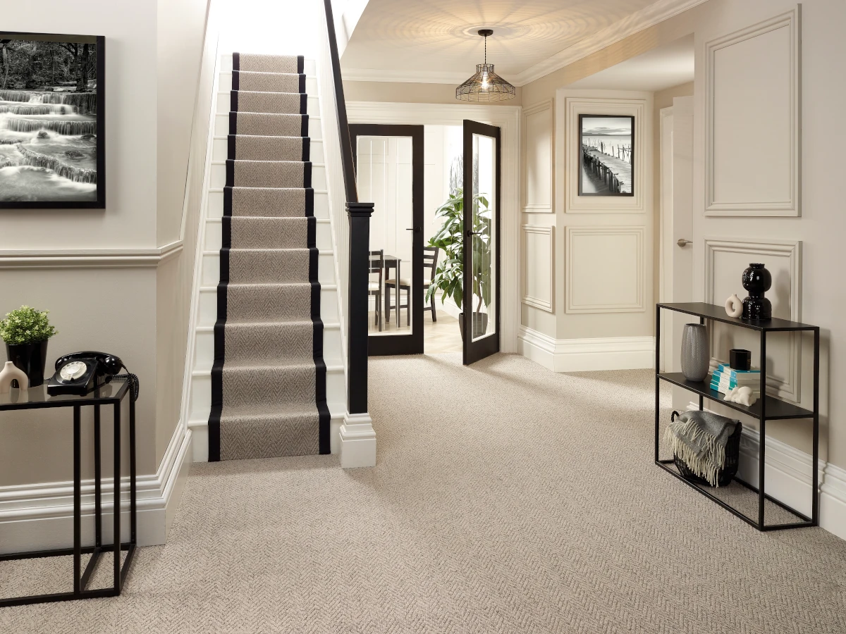 carpet flooring landing and stairs