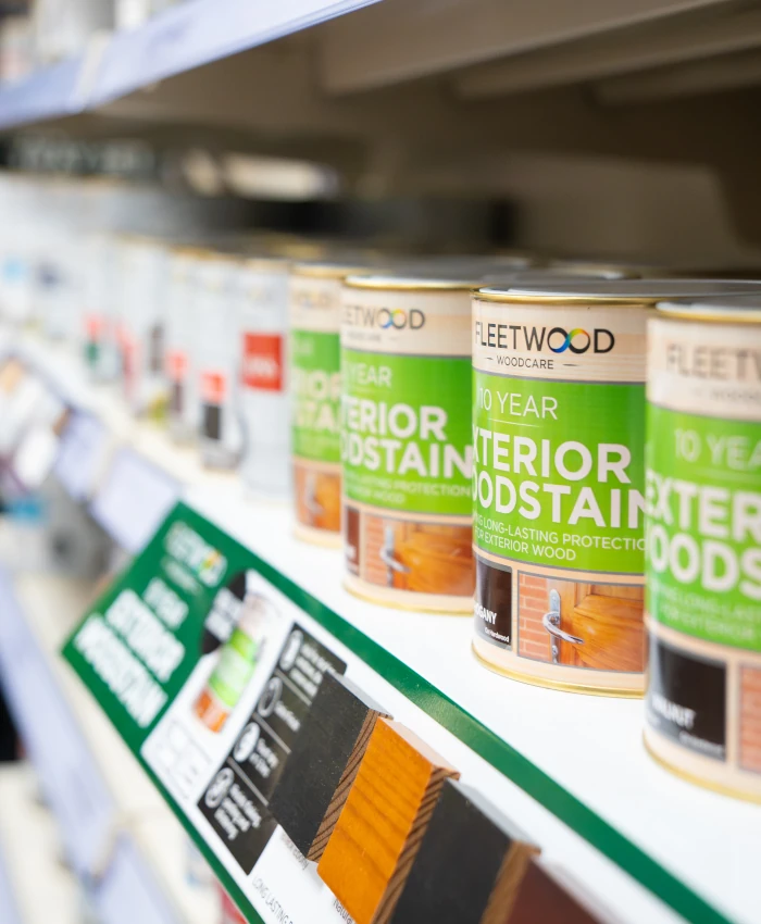 Tins of fleetwood paints