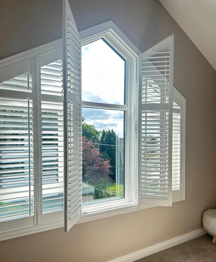 window shaped shutters